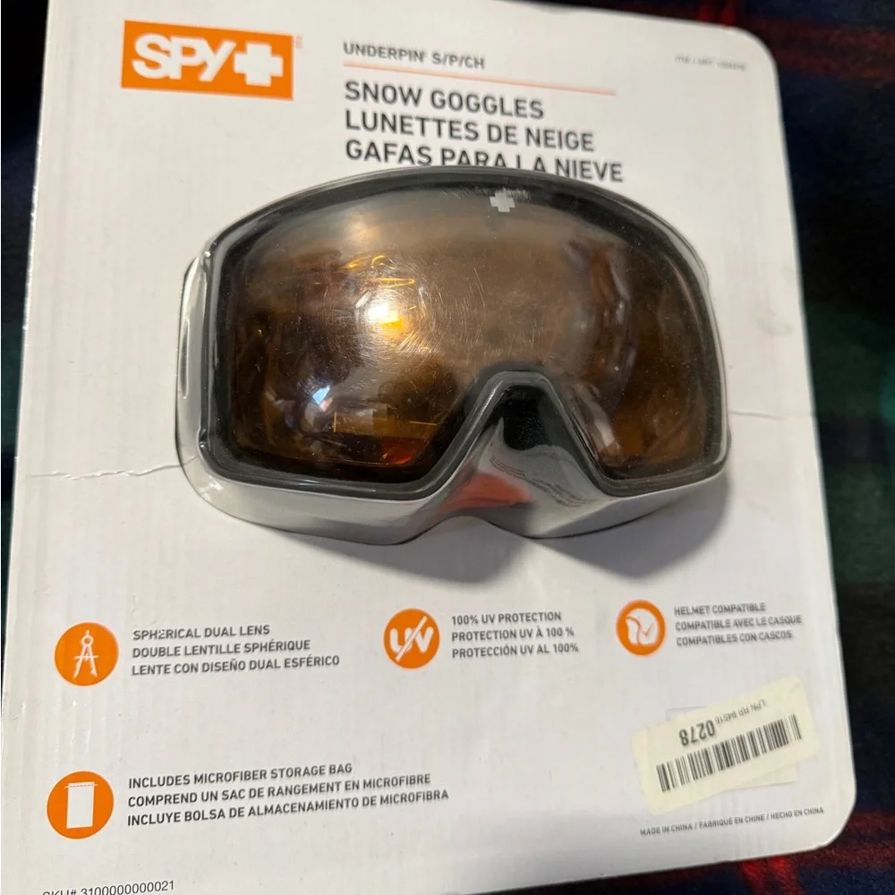 Spy optic underpin snow googles S